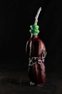 painted sculpture - bouteille bilingue - coca-cola-02