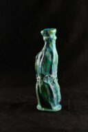 painted sculpture - bouteille bilingue - coca-cola-01b