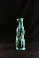 painted sculpture - bouteille bilingue - coca cola